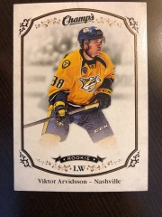 2015-16 Upper Deck Champ's Rookie Viktor Arvidsson #166 Nashville
